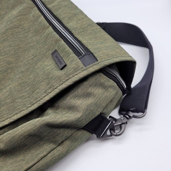 SOLD NWOT Samsonite Modern Utility Messenger Bag Laptop Green - Picture 2 of 13